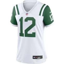 Women New York Jets Jerseys | Women^Women's Nike Joe Namath White Classic Alternate Retired Player Game Jersey