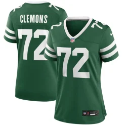 Women New York Jets Jerseys | Women^Women's Nike Micheal Clemons Legacy Green Team Game Jersey