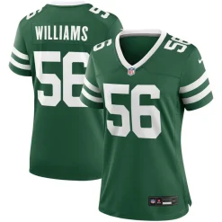 Women New York Jets Jerseys | Women^Women's Nike Quincy Williams Legacy Green Game Player Jersey