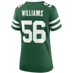 Women New York Jets Jerseys | Women^Women's Nike Quincy Williams Legacy Green Game Player Jersey