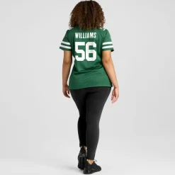 Women New York Jets Jerseys | Women^Women's Nike Quincy Williams Legacy Green Game Player Jersey