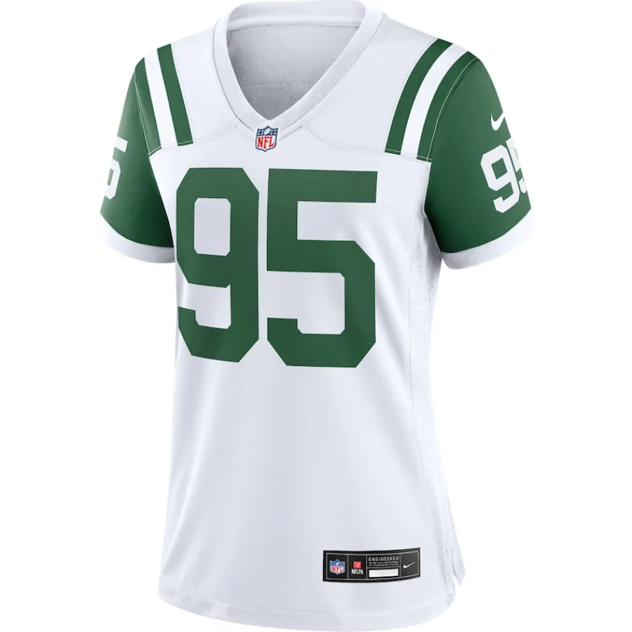 Women New York Jets Jerseys | Women^Women's Nike Quinnen Williams White Classic Alternate Game Jersey