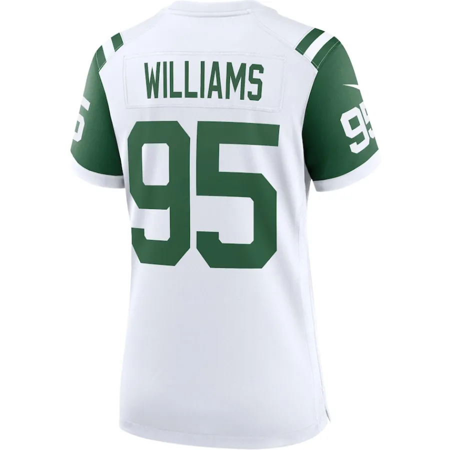 Women New York Jets Jerseys | Women^Women's Nike Quinnen Williams White Classic Alternate Game Jersey
