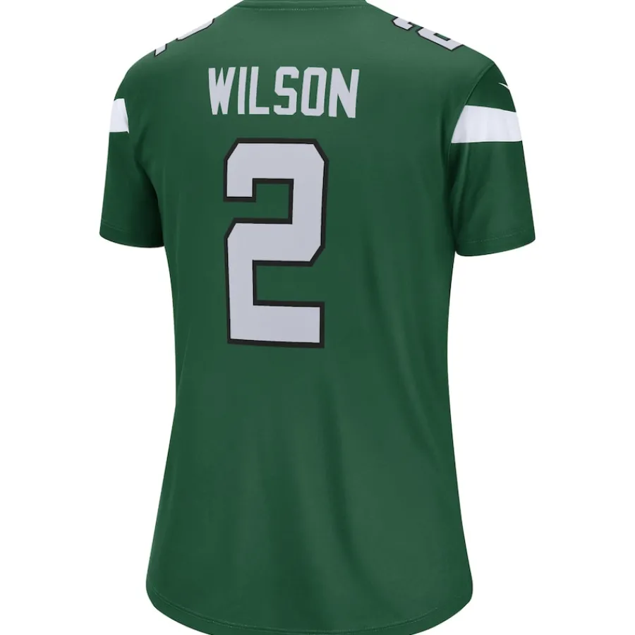 Women New York Jets Jerseys | Women^Women's Nike Zach Wilson Green Team Legend Player Performance Top