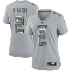 Women New York Jets Jerseys | Women^Women's Nike Zach Wilson Gray Atmosphere Fashion Game Jersey