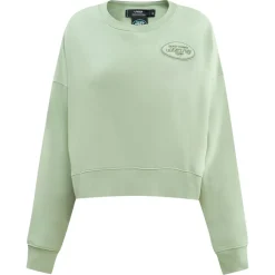 Women New York Jets Sweatshirts & Fleece | Women^Women's Pro Standard Light Green Neutral Pullover Sweatshirt