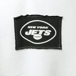 Women New York Jets Sweatshirts & Fleece | Women^Women's Refried Apparel White Sustainable Crop Dolman Pullover Hoodie