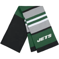 Women New York Jets Accessories | Gloves & Scarves^Women's WEAR By Erin Andrews Stripe Glove & Scarf Set