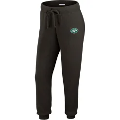 Women New York Jets Underwear & Sleepwear^Women's WEAR By Erin Andrews Cream Plus Size Knitted Tri-Blend Long Sleeve T-Shirt & Pants Lounge Set