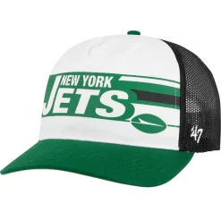 Kids New York Jets Hats | Kids^Youth '47 White/Black Trucker Adjustable Hat