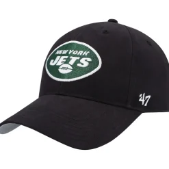 Kids New York Jets Hats | Kids^Youth '47 Black Secondary MVP Adjustable Hat
