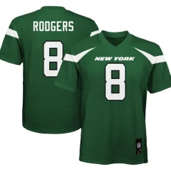 Kids New York Jets Jerseys | Kids^Youth Aaron Rodgers Gotham Green Replica Player Jersey