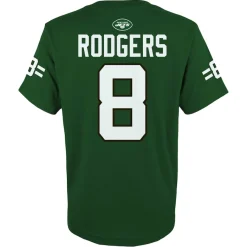 Kids New York Jets T-Shirts | Kids^Youth Aaron Rodgers Green Helmet T-Shirt