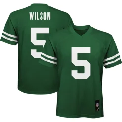 Kids New York Jets Jerseys | Kids^Youth Garrett Wilson Legacy Green Replica Player Jersey