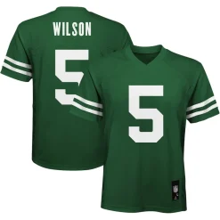 Kids New York Jets Jerseys | Kids^Youth Garrett Wilson Legacy Green Replica Player Jersey