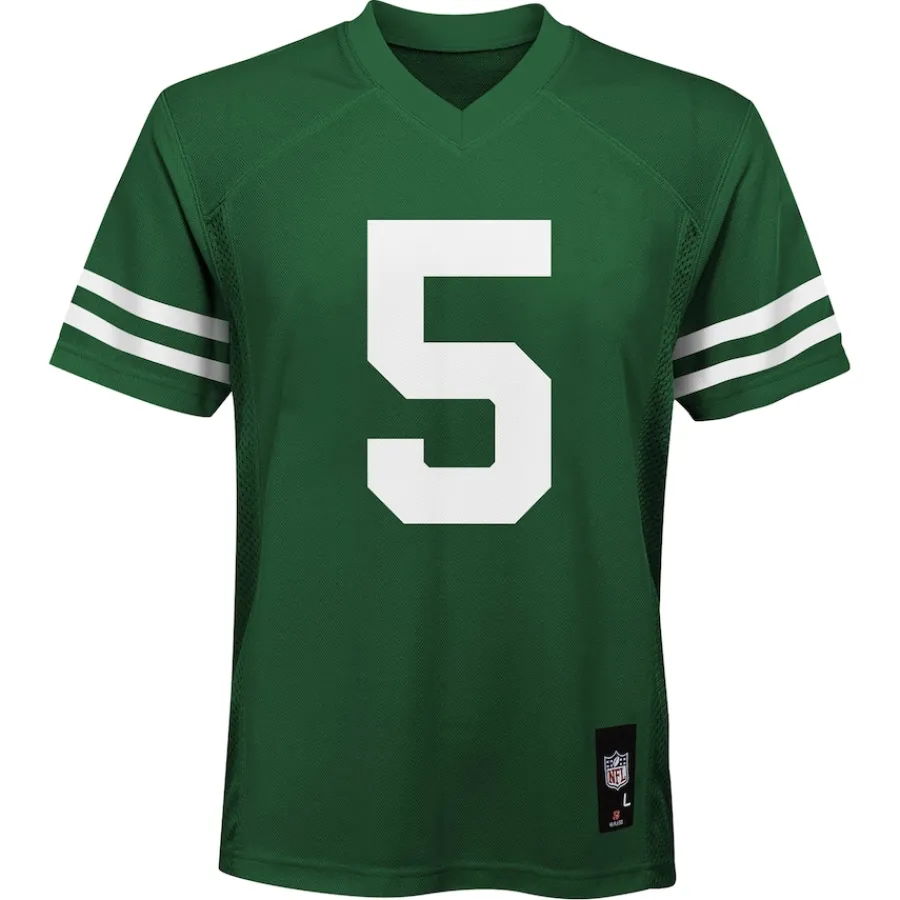 Kids New York Jets Jerseys | Kids^Youth Garrett Wilson Legacy Green Replica Player Jersey