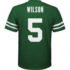 Kids New York Jets Jerseys | Kids^Youth Garrett Wilson Legacy Green Replica Player Jersey