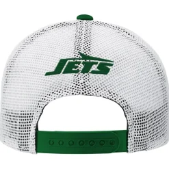 Kids New York Jets Hats | Kids^Youth Green Core Lockup Trucker Adjustable Hat