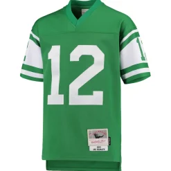 Kids New York Jets Jerseys | Kids^Youth Mitchell & Ness Joe Namath Green 1968 Legacy Retired Player Jersey