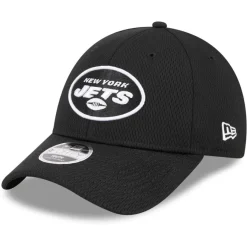 Kids New York Jets Hats | Kids^Youth New Era Black Main B-Dub 9FORTY Adjustable Hat