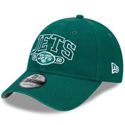 Kids New York Jets Hats | Kids^Youth New Era Green Outline 9FORTY Adjustable Hat