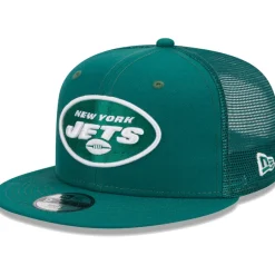 Kids New York Jets Hats | Kids^Youth New Era Green Main Trucker 9FIFTY Snapback Hat