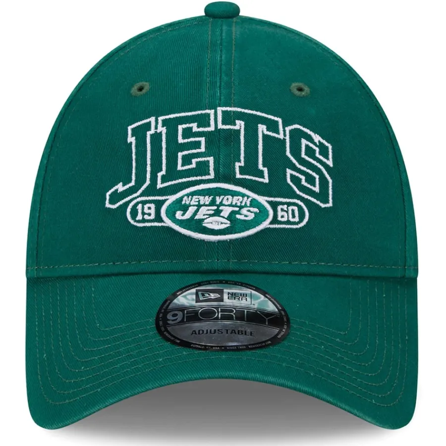 Kids New York Jets Hats | Kids^Youth New Era Green Outline 9FORTY Adjustable Hat