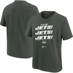Kids New York Jets T-Shirts | Kids^Youth Nike Anthracite J-E-T-S Local T-Shirt