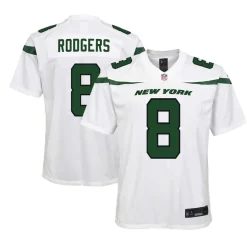 Kids New York Jets Jerseys | Kids^Youth Nike Aaron Rodgers White Game Jersey