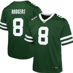 Kids New York Jets Jerseys | Kids^Youth Nike Aaron Rodgers Gotham Green Game Jersey