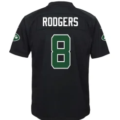 Kids New York Jets Jerseys | Kids^Youth Nike Aaron Rodgers Black Game Fashion Jersey