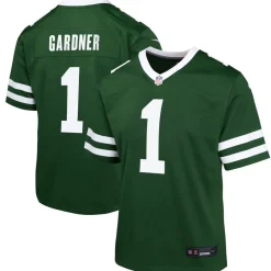 Kids New York Jets Jerseys | Kids^Youth Nike Ahmad Sauce Gardner Legacy Green Game Jersey