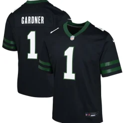 Kids New York Jets Jerseys | Kids^Youth Nike Ahmad Sauce Gardner Legacy Black Alternate Game Jersey