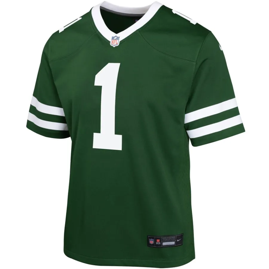 Kids New York Jets Jerseys | Kids^Youth Nike Ahmad Sauce Gardner Legacy Green Game Jersey