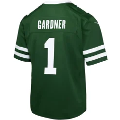 Kids New York Jets Jerseys | Kids^Youth Nike Ahmad Sauce Gardner Legacy Green Game Jersey