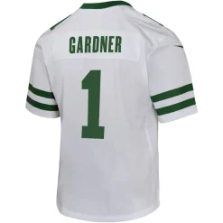 Kids New York Jets Jerseys | Kids^Youth Nike Ahmad Sauce Gardner Legacy White Game Jersey