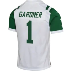 Kids New York Jets Jerseys | Kids^Youth Nike Ahmad Sauce Gardner White Classic Alternate Game Jersey