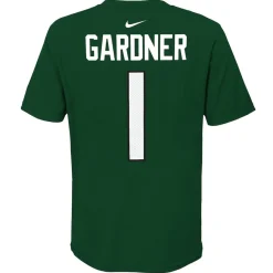 Kids New York Jets T-Shirts | Kids^Youth Nike Ahmad Sauce Gardner Green Team Pride Player Name & Number T-Shirt