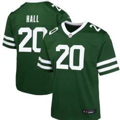 Kids New York Jets Jerseys | Kids^Youth Nike Breece Hall Legacy Green Game Jersey