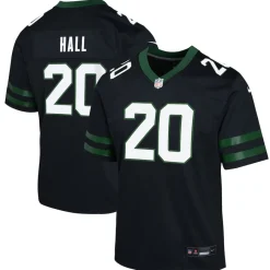 Kids New York Jets Jerseys | Kids^Youth Nike Breece Hall Legacy Black Alternate Game Jersey