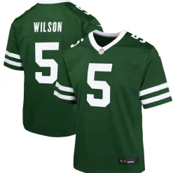 Kids New York Jets Jerseys | Kids^Youth Nike Garrett Wilson Legacy Green Game Jersey