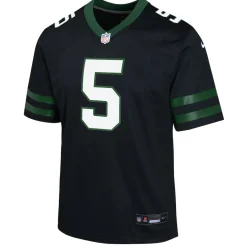 Kids New York Jets Jerseys | Kids^Youth Nike Garrett Wilson Legacy Black Alternate Game Jersey