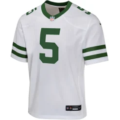 Kids New York Jets Jerseys | Kids^Youth Nike Garrett Wilson Legacy White Game Jersey