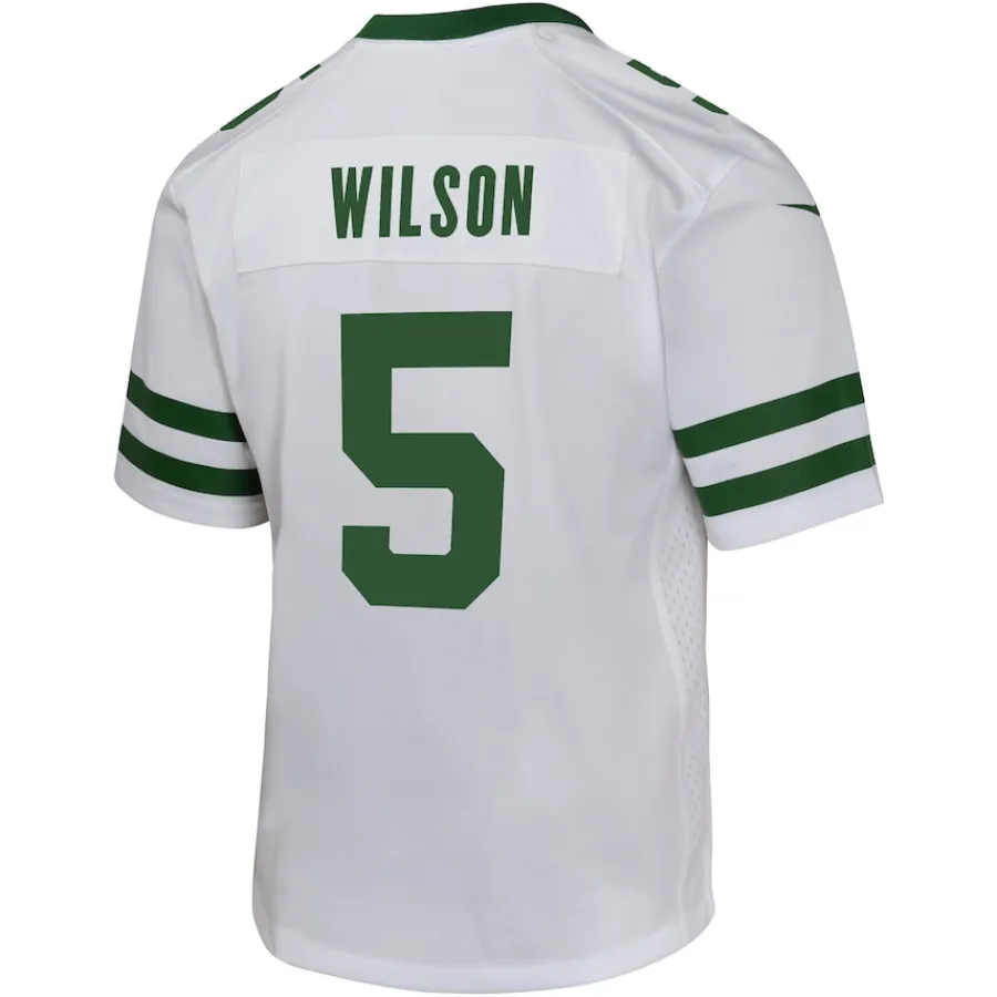 Kids New York Jets Jerseys | Kids^Youth Nike Garrett Wilson Legacy White Game Jersey