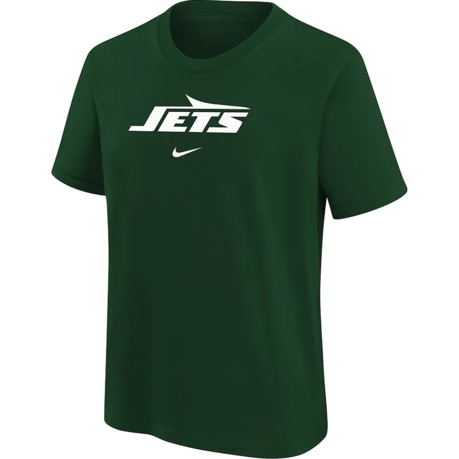Kids New York Jets T-Shirts | Kids^Youth Nike Green Logo T-Shirt