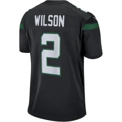 Kids New York Jets Jerseys | Kids^Youth Nike Zach Wilson Black Game Jersey