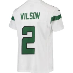 Kids New York Jets Jerseys | Kids^Youth Nike Zach Wilson White Game Jersey
