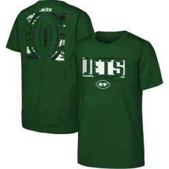 Kids New York Jets T-Shirts | Kids^Youth Outerstuff Green The Blitz Cotton T-Shirt