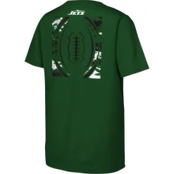 Kids New York Jets T-Shirts | Kids^Youth Outerstuff Green The Blitz Cotton T-Shirt