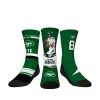 Kids New York Jets Shoes & Socks^Youth Rock Em Socks Aaron Rodgers 3-Pack Crew Sock Set